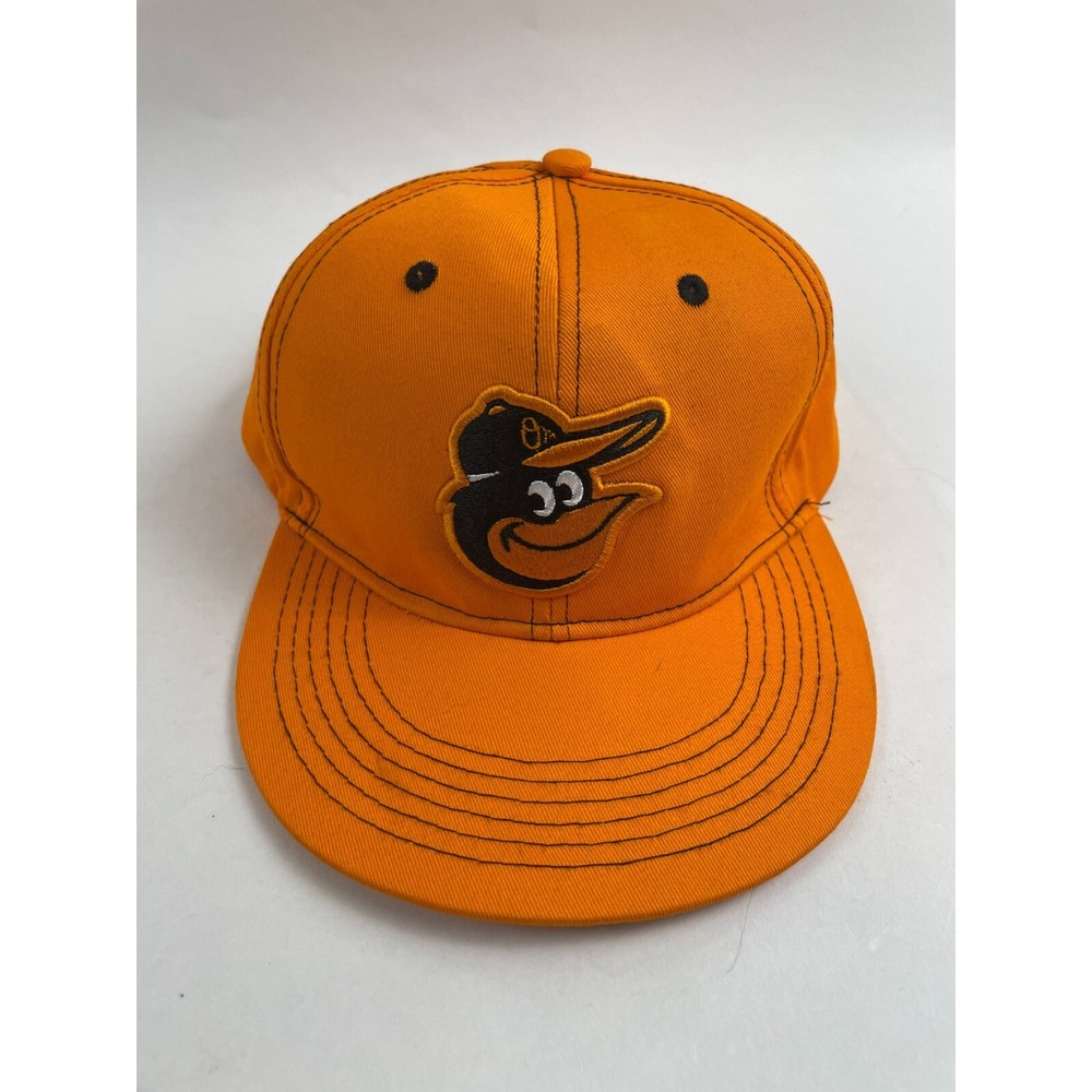 The DAP Cap Dad Against Predators Hat Snap Back Orange Contrast Stitching